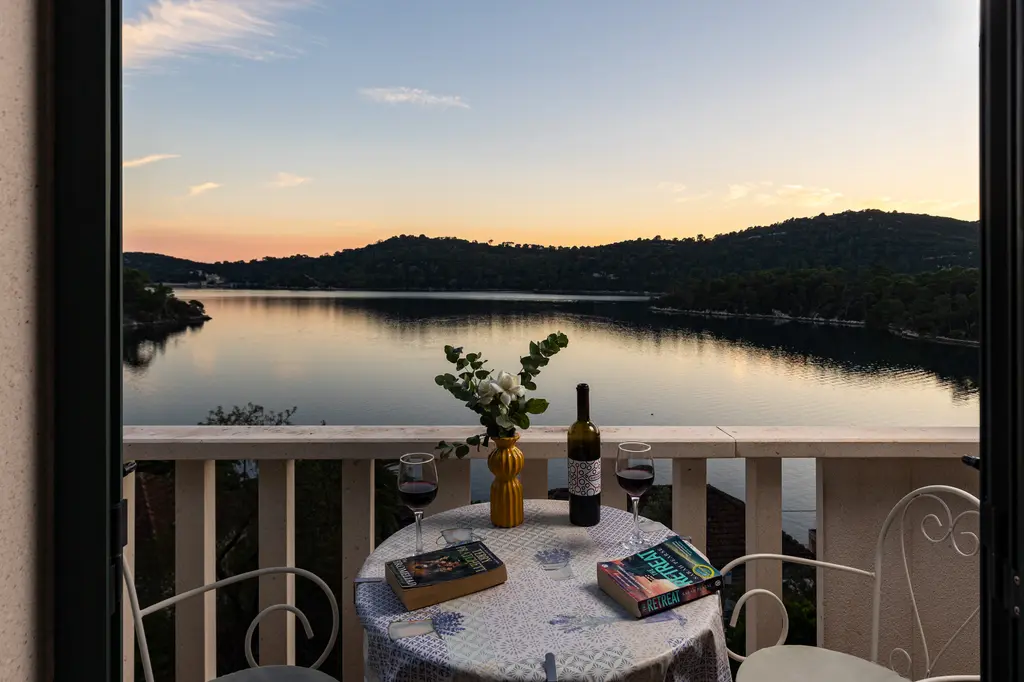 Cycling path in the forest